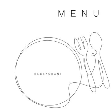 restaurant menu design background vector illustration 