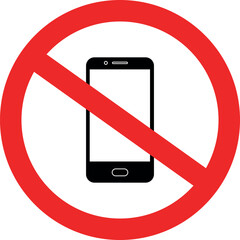 no mobile phone sign