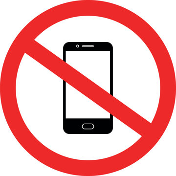 no mobile phone sign