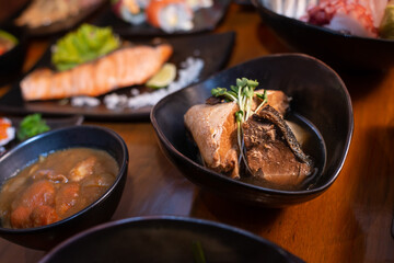 Japanese salmon soup