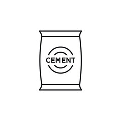Cement bag icon design. vector illustration