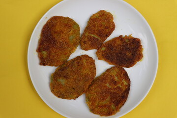 Pan Fried Chayote Squash or Chow chow, Seemebadnekai Phodi, Konkani cuisine, South India 