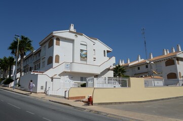 Residential residences on the Costa Blanca in Orihuela. Spain