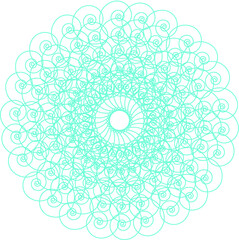 flower icon logo design pattern background