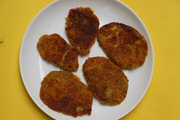 Pan Fried Chayote Squash or Chow chow, Seemebadnekai Phodi, Konkani cuisine, South India 