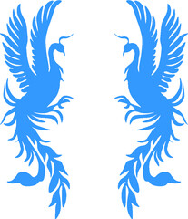 Fototapeta premium swan logo background