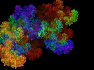 Imaginatory fractal background Image