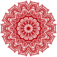 Floral mandala design. Wedding invitation, thank you card, save card, baby shower. Vector illustration