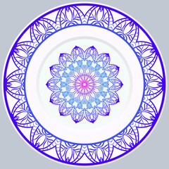 Decorative Floral Ornament. Illustration. For Coloring Book, Greeting Card, Invitation, Tattoo. Anti-Stress Therapy Pattern. Vector