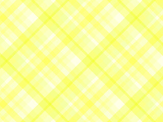 ランダムチェック柄 斜め 黄