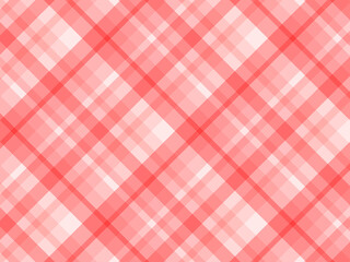 ランダムチェック柄 斜め 赤