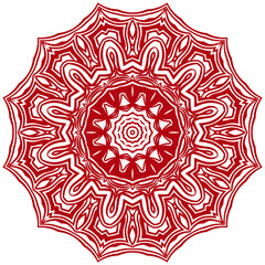 Floral mandala design. Wedding invitation, thank you card, save card, baby shower. Vector illustration