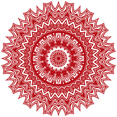 Floral mandala design. Wedding invitation, thank you card, save card, baby shower. Vector illustration