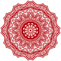 Floral mandala design. Wedding invitation, thank you card, save card, baby shower. Vector illustration