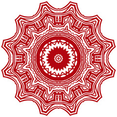 Floral mandala design. Wedding invitation, thank you card, save card, baby shower. Vector illustration