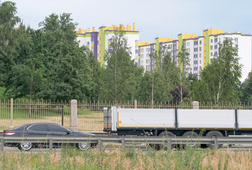 City landscape ring bypass road