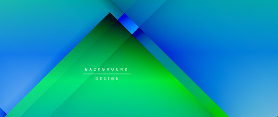Square shapes composition, fluid gradient geometric abstract background. 3D shadow effects, modern design template