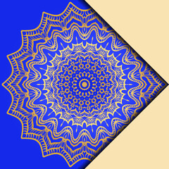 Mandala design elements. Invite templates . Wedding invitation, thank you card, save card, baby shower. Vector illustration.