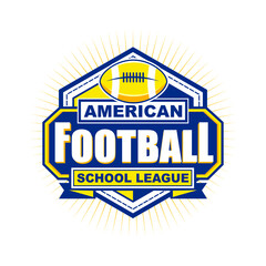 American Football Badge Logo Design Template