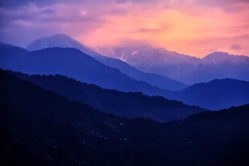 Photo sur Plexiglas Kangchenjunga Kangchenjunga close up view from Pelling in Sikkim, India. Kangchenjunga is the third highest mountain in the world.