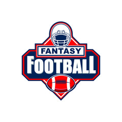 American Football Badge Logo Design Template © Vable