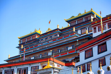 colorful Monastery, darjeeling - obrazy, fototapety, plakaty