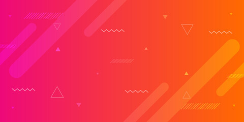 Fashionable composition of shapes, abstraction, gradient shapes. EPS10 vector.