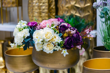 bouquet of flowers in a vase