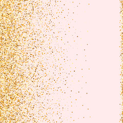 Yellow Dust Vector Pink Background. Effect Splash 