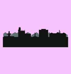 Fototapeta premium Saint-Sauveur Aix-en-Provence city skyline in France.
