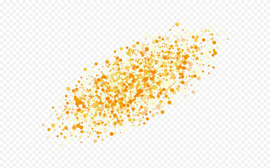 Gold Sparkle Rich Transparent Background. 