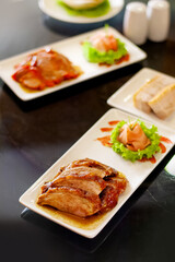 chinese sliced roasted duck menu