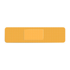 Long medical plaster flat icon. Adhesive bandage, medical patch, wound. Plaster concept. illustration can be used for topics like medicine, pharmacy, healthcare