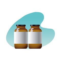 glass brown jars packings products