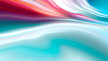 Abstract modern background with smooth neon liquid lines. Light lines, bright accent background. Acrylic fluid abstract.