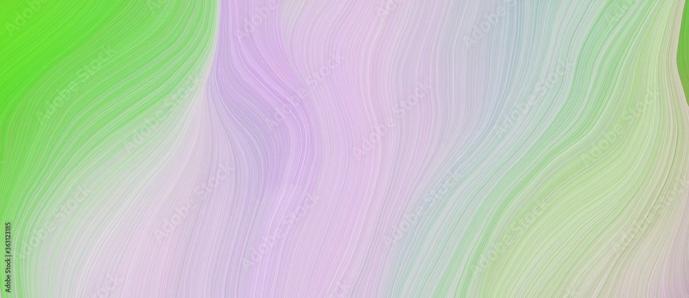 Poster background graphic design with modern soft swirl waves background illustration with light gray, mode