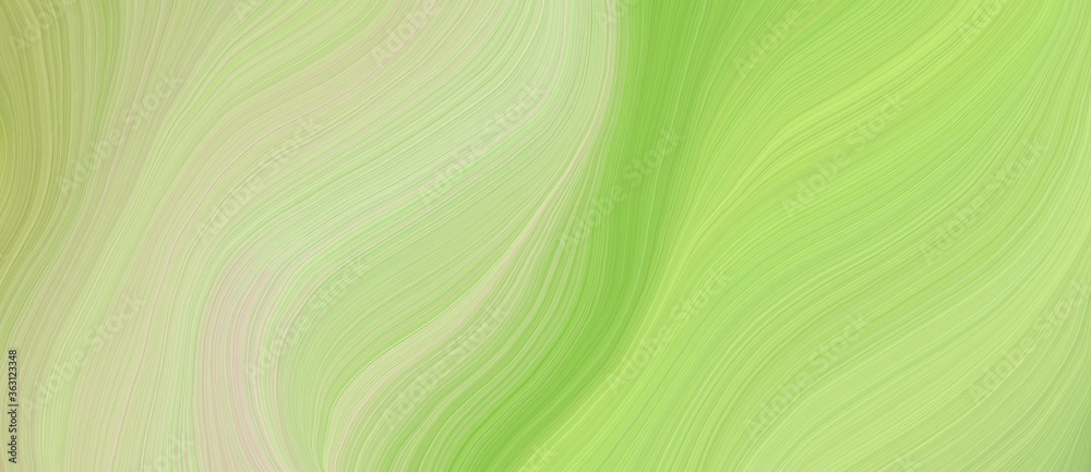 Poster background graphic illustration with elegant curvy swirl waves background design with dark khaki, ta