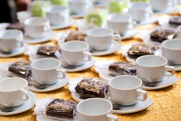 chocolate brownie  for coffee break