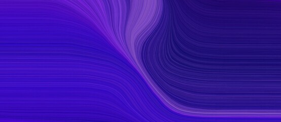 background graphic illustration with elegant curvy swirl waves background design with indigo, midnight blue and moderate violet color