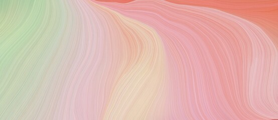 Obraz premium background graphic illustration with contemporary waves design with baby pink, salmon and dark salmon color