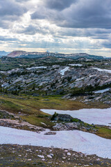 Fototapeta premium The mountain landscape at bear tooth highway, Montana.