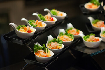 Som Tam in Spoon Design for canapes