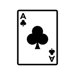 poker card icon vector design template