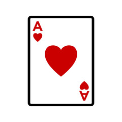 poker card icon vector design template
