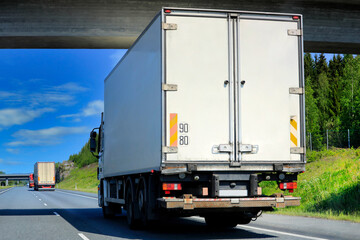 Truck Transport on Motorway