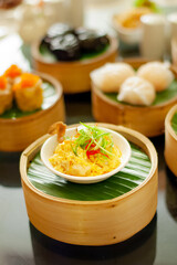 curry crab in dim sum restaurant