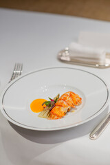 steamed lobster with sour sauce