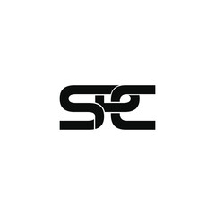 spc letter original monogram logo design