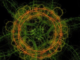 Imaginatory fractal background Image