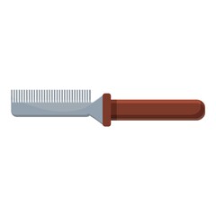 Groomer tool icon. Cartoon of groomer tool vector icon for web design isolated on white background